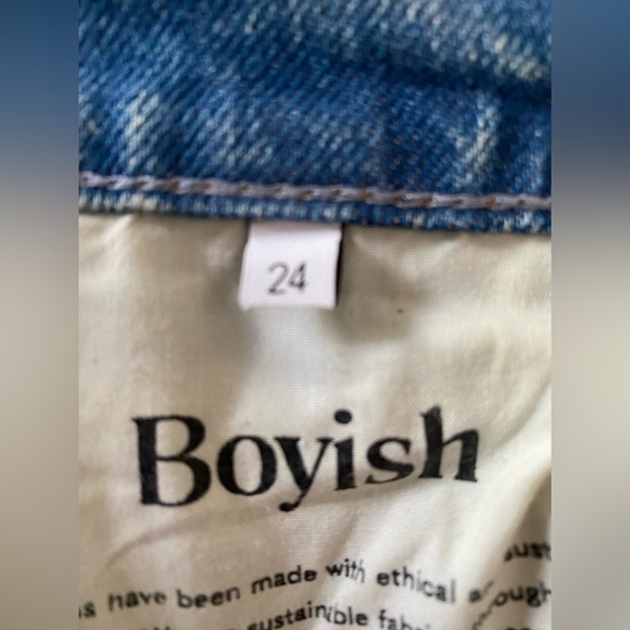 NWT Anthropologie Boyish “BILLY COUNTRY” Jeans Size 24 - Picture 12 of 16